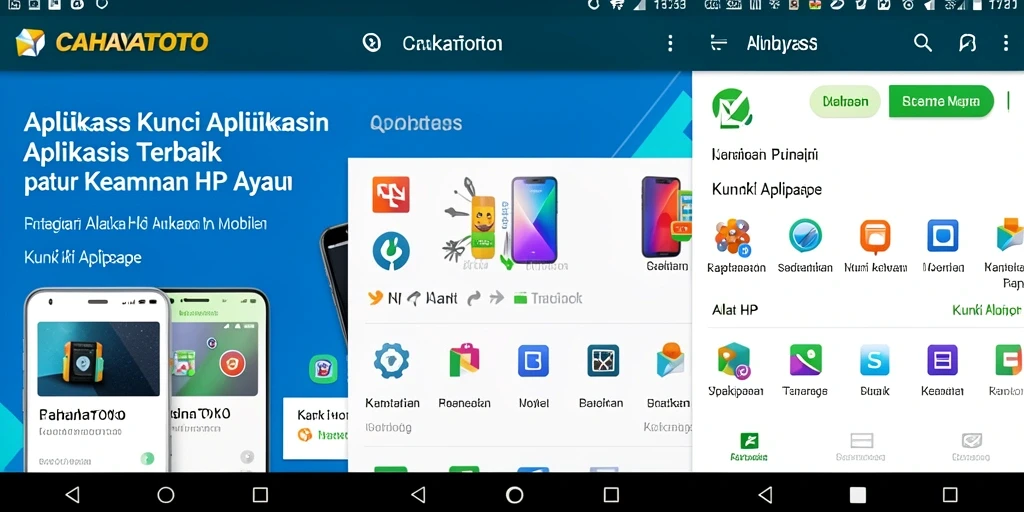 Tampilan antarmuka CAHAYATOTO yang sederhana dan efisien.