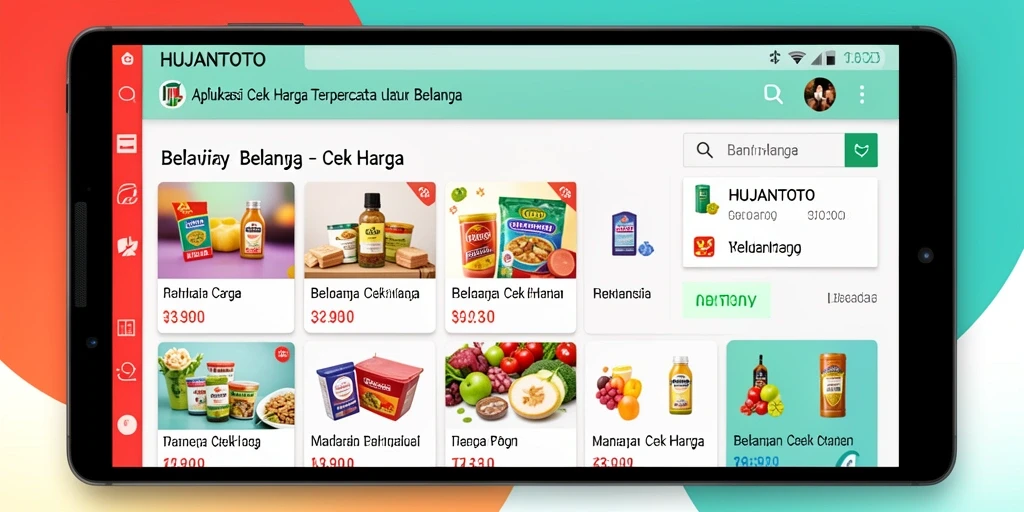 Tampilan antarmuka HUJANTOTO untuk cek harga yang sederhana dan praktis.