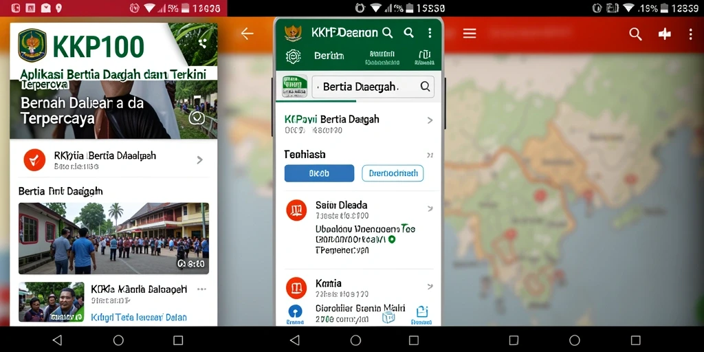 Tampilan antarmuka KPK100 yang modern dan informatif.