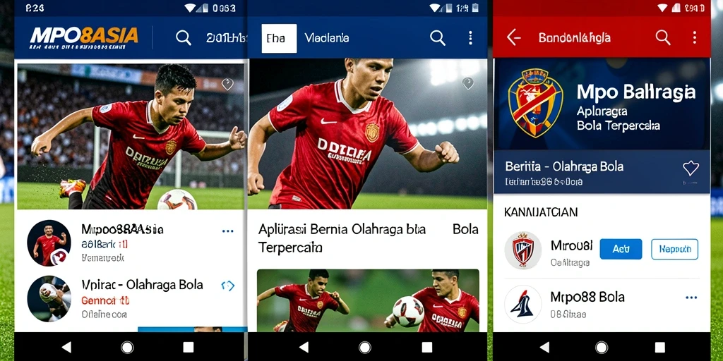 Antarmuka MPO88ASIA dengan akses berita olahraga bola.
